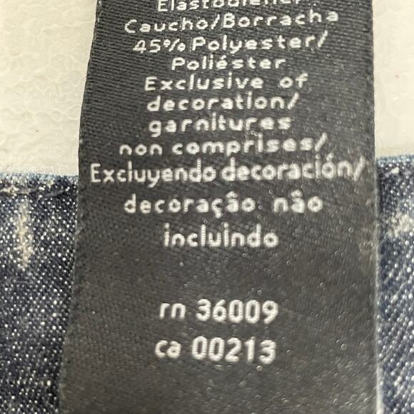 Retro Calvin Klein Jeans Blue Sun Dress Scoop Neckline Ruched Gathered Bodice S - Picture 8 of 12